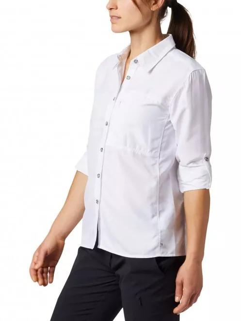 Mountain Hardwear Canyon Long Sleeve Shirt női túraing fehér színben 4