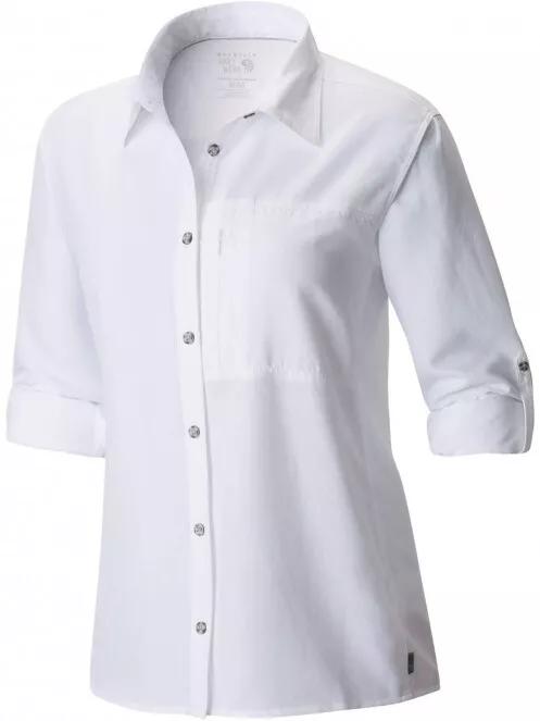 Mountain Hardwear Canyon Long Sleeve Shirt női túraing fehér színben 7