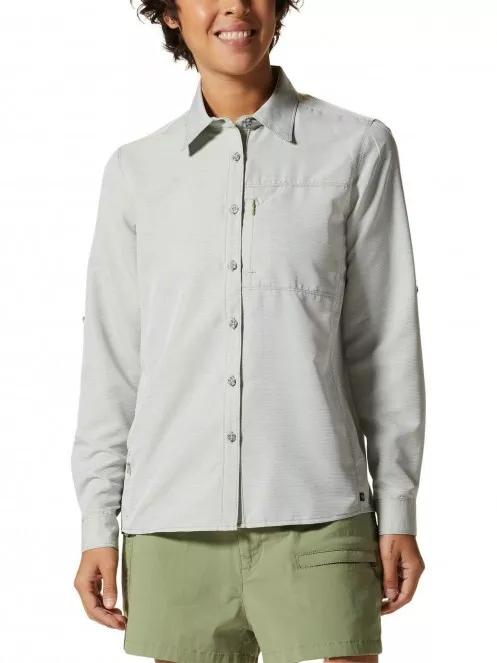 Mountain Hardwear Canyon Long Sleeve Shirt női túraing zöld színben 2