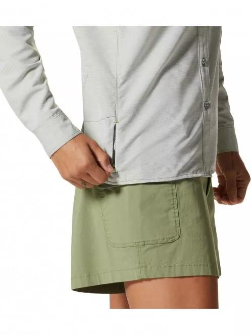Mountain Hardwear Canyon Long Sleeve Shirt női túraing zöld színben 6