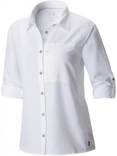 Mountain Hardwear Canyon Long Sleeve Shirt női túraing fehér színben 4