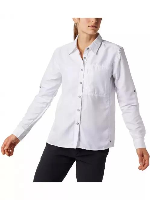 Mountain Hardwear Canyon Long Sleeve Shirt női túraing fehér színben 2