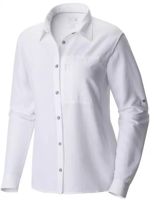 Mountain Hardwear Canyon Long Sleeve Shirt női túraing fehér színben 7