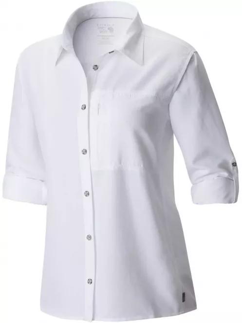 Mountain Hardwear Canyon Long Sleeve Shirt női túraing fehér színben 9
