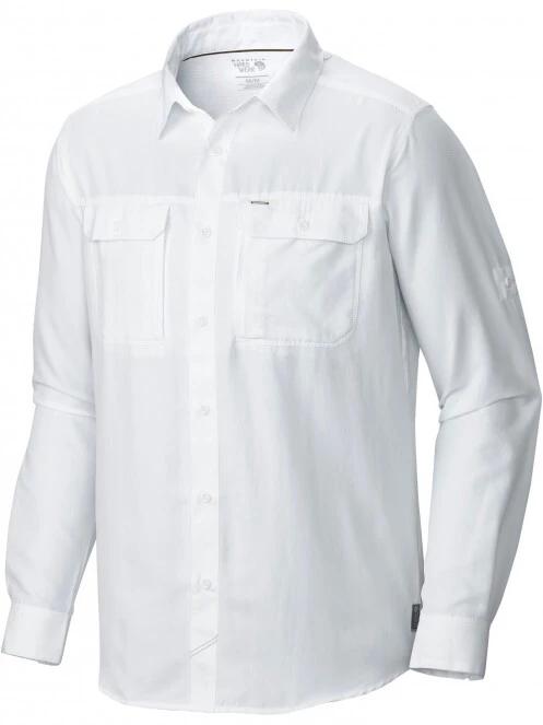 Mountain Hardwear Canyon Long Sleeve Shirt férfi túraing fehér színben 2