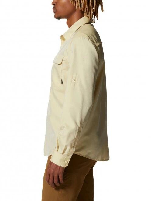 Mountain Hardwear Canyon Long Sleeve Shirt férfi túraing sárga színben 3