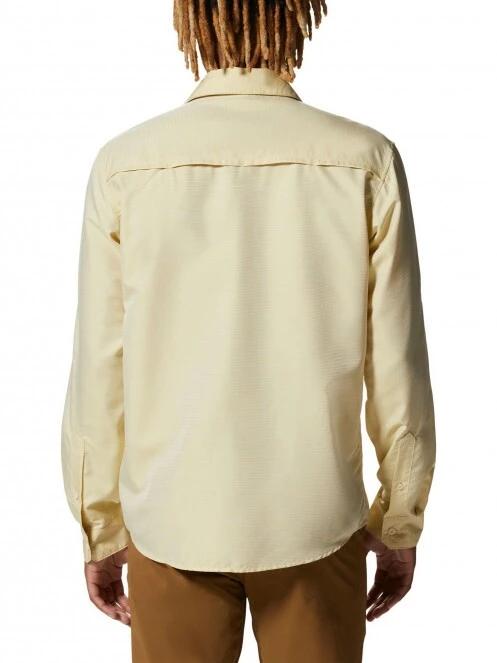 Mountain Hardwear Canyon Long Sleeve Shirt férfi túraing sárga színben 4