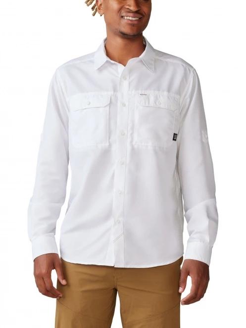 Mountain Hardwear Canyon Long Sleeve Shirt férfi túraing fehér színben 2