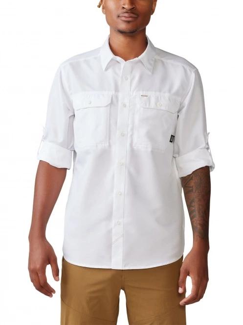 Mountain Hardwear Canyon Long Sleeve Shirt férfi túraing fehér színben 5