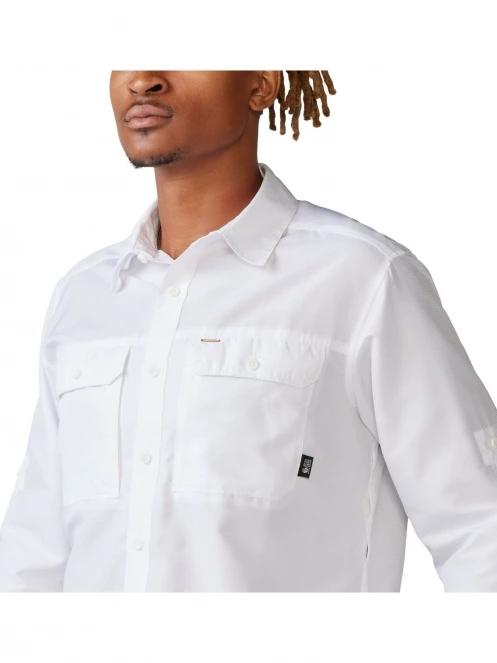 Mountain Hardwear Canyon Long Sleeve Shirt férfi túraing fehér színben 7
