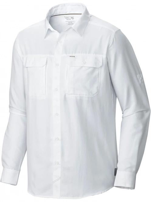Mountain Hardwear Canyon Long Sleeve Shirt férfi túraing fehér színben 8