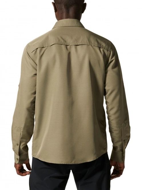 Mountain Hardwear Canyon Long Sleeve Shirt férfi túraing zöld színben 4