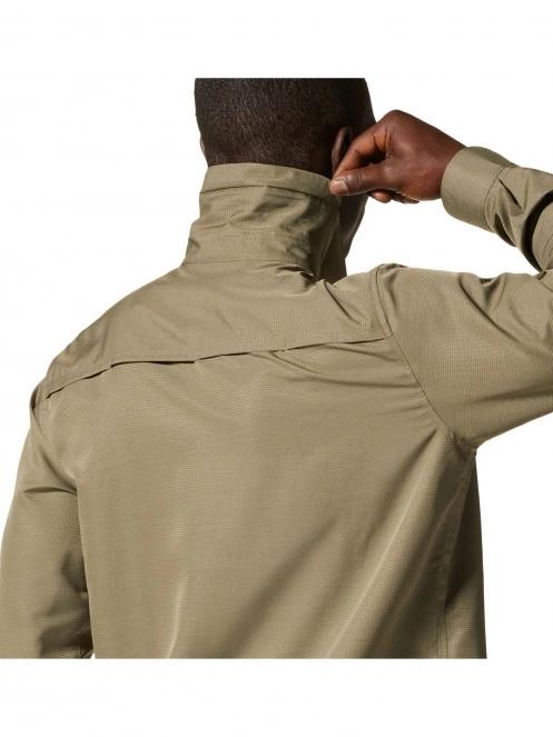 Mountain Hardwear Canyon Long Sleeve Shirt férfi túraing zöld színben 7