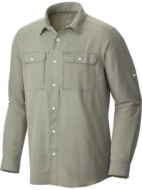 Mountain Hardwear Canyon Long Sleeve Shirt férfi túraing zöld színben 8