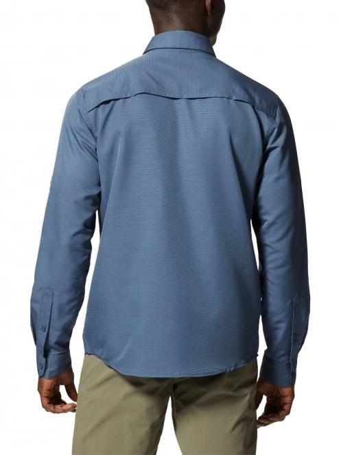 Mountain Hardwear Canyon Long Sleeve Shirt férfi túraing kék színben 4