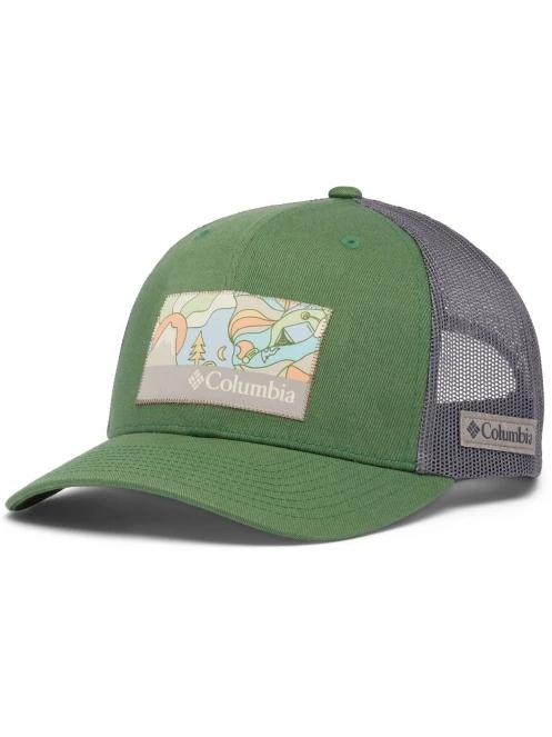 Columbia Columbia Mesh Snap Back férfi baseball sapka zöld színben 2
