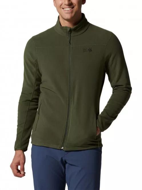 Mountain Hardwear Microchill 2.0 Jacket férfi polár pulóver zöld színben 2