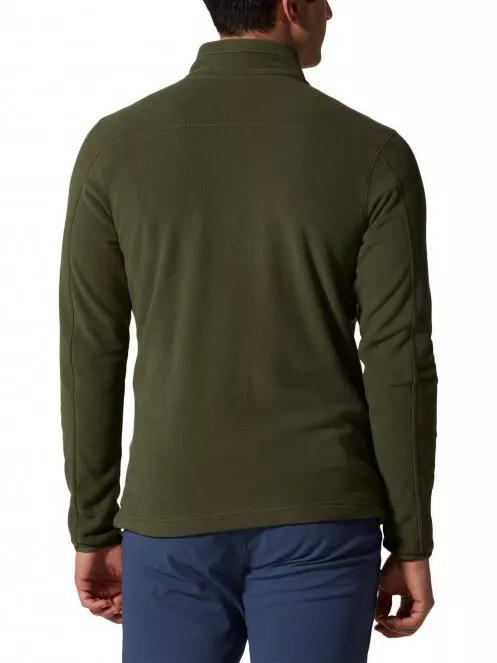 Mountain Hardwear Microchill 2.0 Jacket férfi polár pulóver zöld színben 3