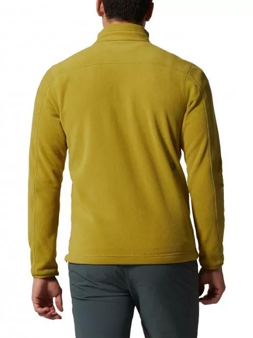 Mountain Hardwear Microchill 2.0 Jacket férfi polár pulóver zöld színben 3