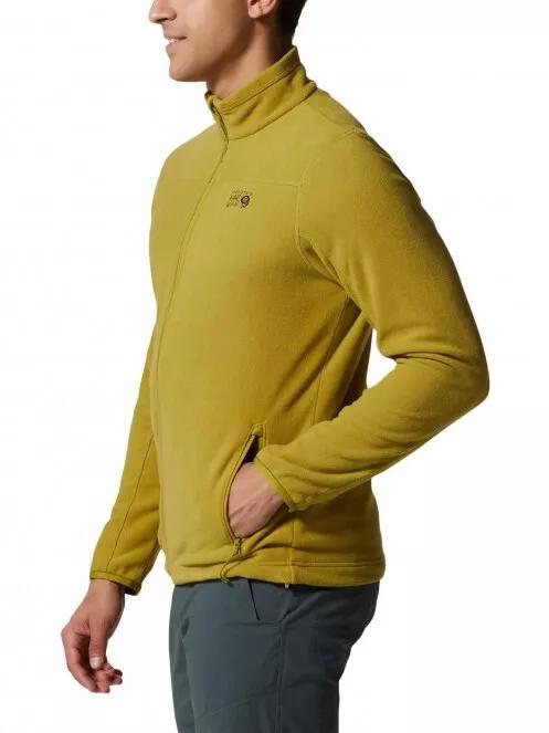 Mountain Hardwear Microchill 2.0 Jacket férfi polár pulóver zöld színben 4