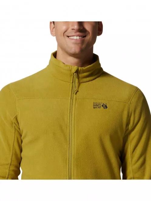 Mountain Hardwear Microchill 2.0 Jacket férfi polár pulóver zöld színben 5