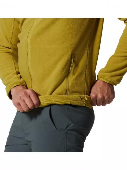 Mountain Hardwear Microchill 2.0 Jacket férfi polár pulóver zöld színben 6