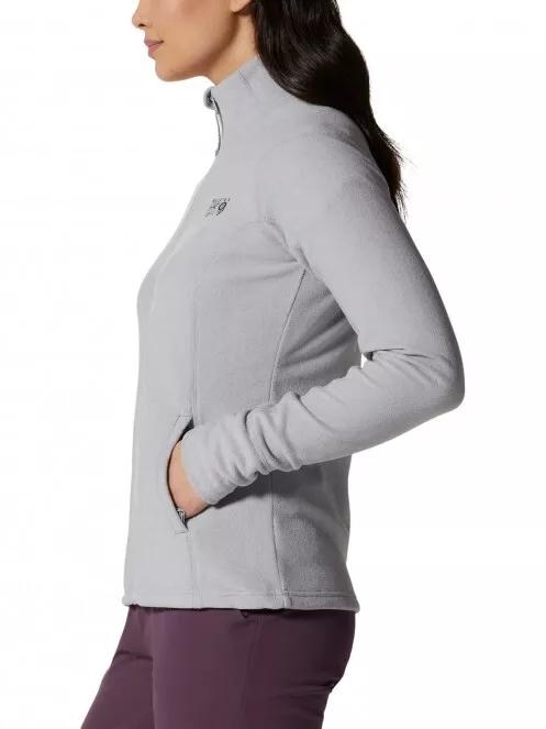 Mountain Hardwear Microchill 2.0 Jacket női polár pulóver szürke színben 4