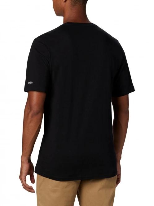 Columbia CSC Basic Logo Tee férfi rövid ujjú póló fekete színben 4