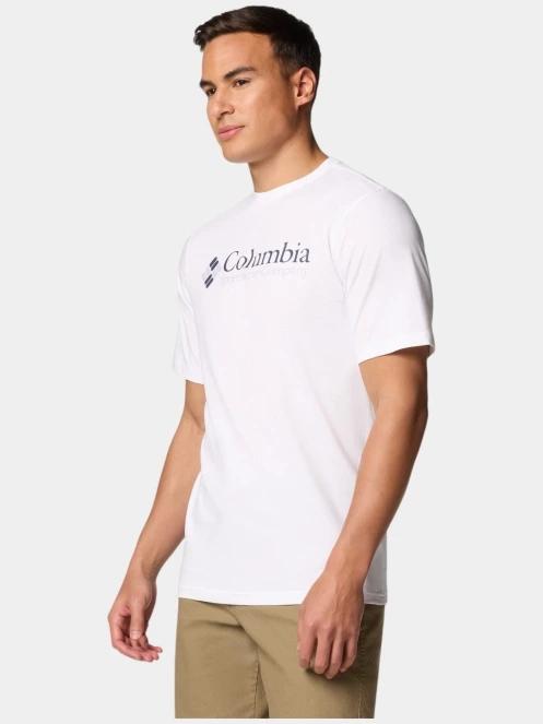 Columbia CSC Basic Logo Short Sleeve Shirt férfi rövid ujjú póló fehér színben 3
