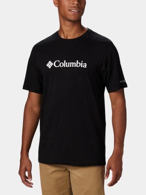 Columbia CSC Basic Logo Short Sleeve férfi rövid ujjú póló fekete színben 2