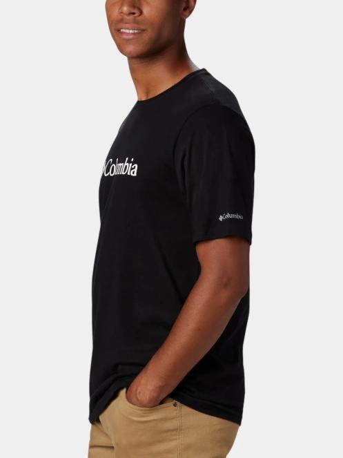 Columbia CSC Basic Logo Short Sleeve férfi rövid ujjú póló fekete színben 3