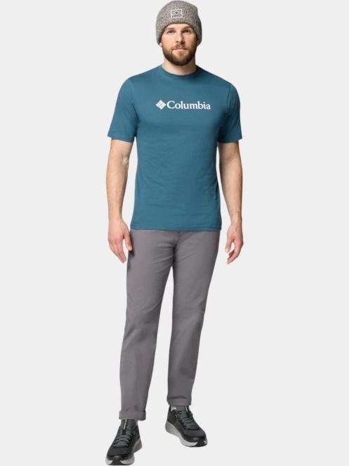 Columbia CSC Basic Logo Short Sleeve férfi rövid ujjú póló kék színben 5