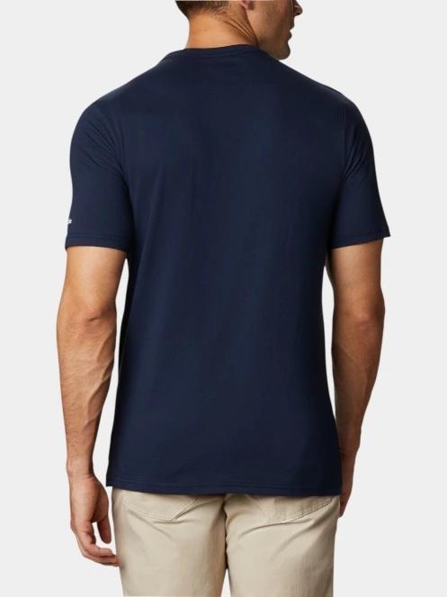 Columbia CSC Basic Logo Short Sleeve férfi rövid ujjú póló kék színben 4