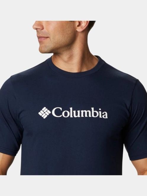 Columbia CSC Basic Logo Short Sleeve férfi rövid ujjú póló kék színben 6