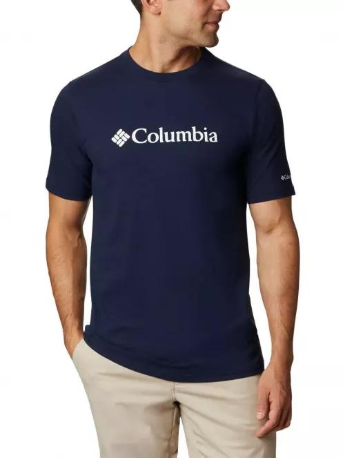 Columbia CSC Basic Logo Short Sleeve Shirt férfi rövid ujjú póló kék színben 2