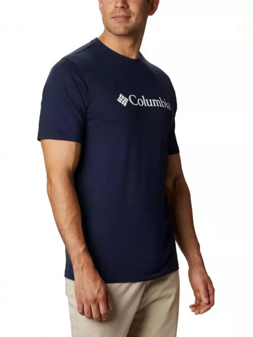 Columbia CSC Basic Logo Short Sleeve Shirt férfi rövid ujjú póló kék színben 5