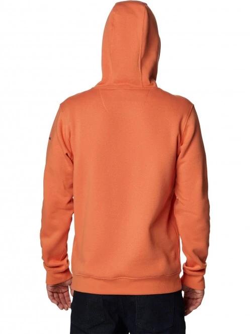 Columbia Csc Basic Logo II Hoodie férfi kapucnis pulóver narancssárga színben 4