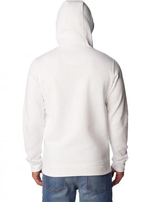 Columbia CSC Basic Logo II Hoodie férfi kapucnis pulóver fehér színben 4
