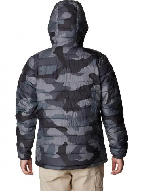 Columbia Powder Lite Hooded Jacket férfi átmeneti kabát szürke színben 3