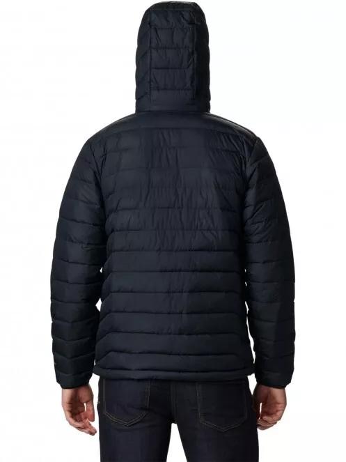 Columbia Powder Lite Hooded Jacket férfi átmeneti kabát fekete színben 3