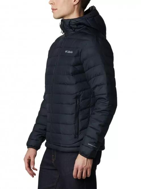 Columbia Powder Lite Hooded Jacket férfi átmeneti kabát fekete színben 4