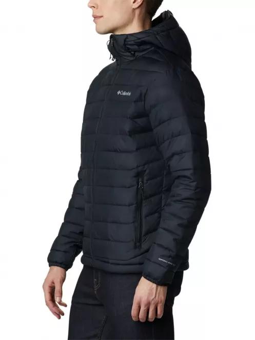 Columbia Powder Lite Hooded Jacket férfi utcai kabát fekete színben 4