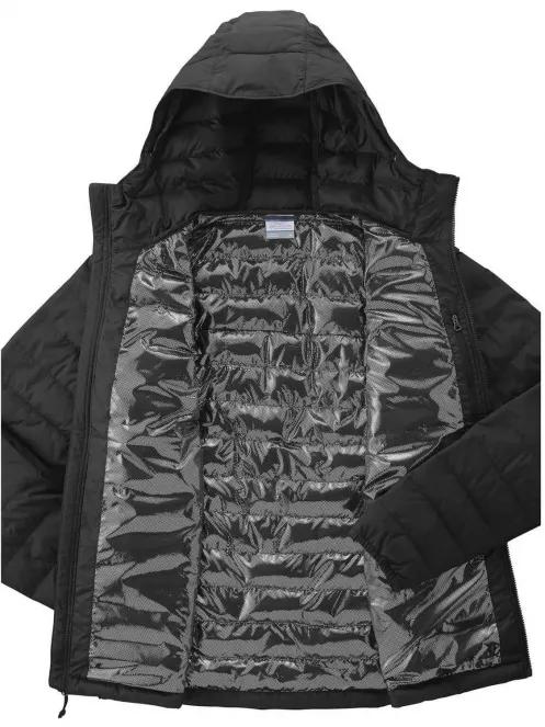 Columbia Powder Lite Hooded Jacket férfi utcai kabát fekete színben 9