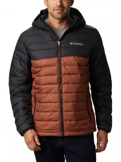 Columbia Powder Lite Hooded Jacket férfi utcai kabát narancssárga színben 2