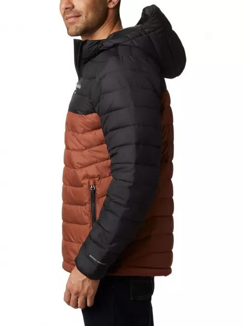 Columbia Powder Lite Hooded Jacket férfi utcai kabát narancssárga színben 4