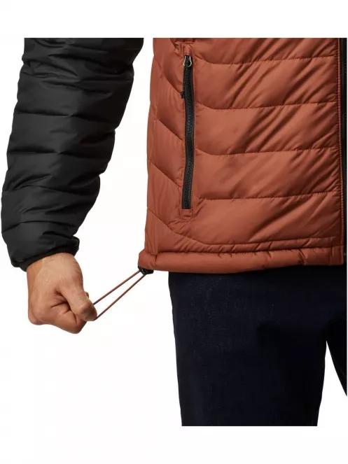 Columbia Powder Lite Hooded Jacket férfi utcai kabát narancssárga színben 6