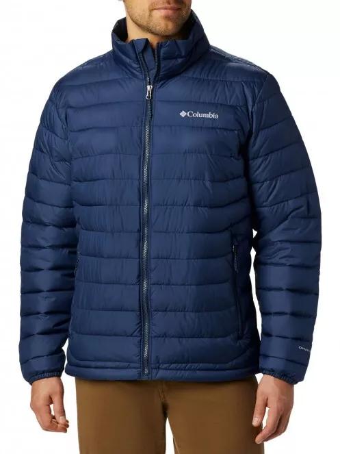 Columbia Powder Lite Jacket férfi átmeneti kabát kék színben 2