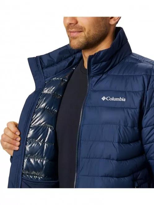 Columbia Powder Lite Jacket férfi átmeneti kabát kék színben 5