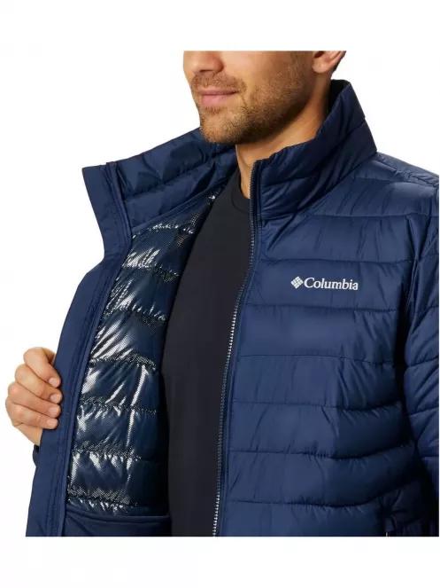 Columbia Powder Lite Jacket férfi átmeneti kabát kék színben 5