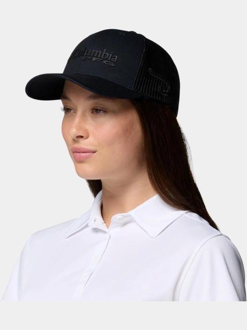 Columbia PFG Logo Mesh Snap Back baseball sapka fekete színben 4